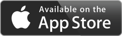 available on the app store (black)